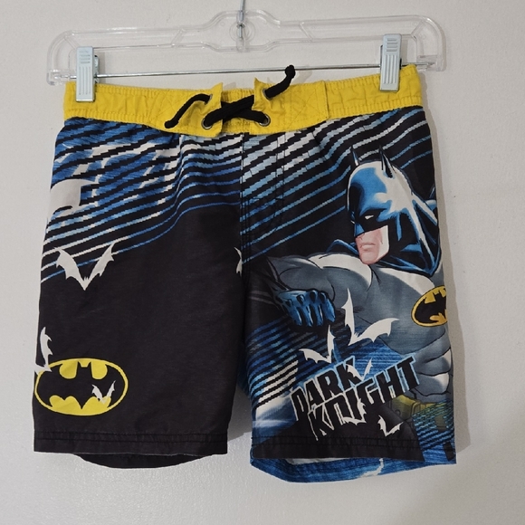 Boys Batman Black and Yellow Action Shorts - Picture 1 of 5